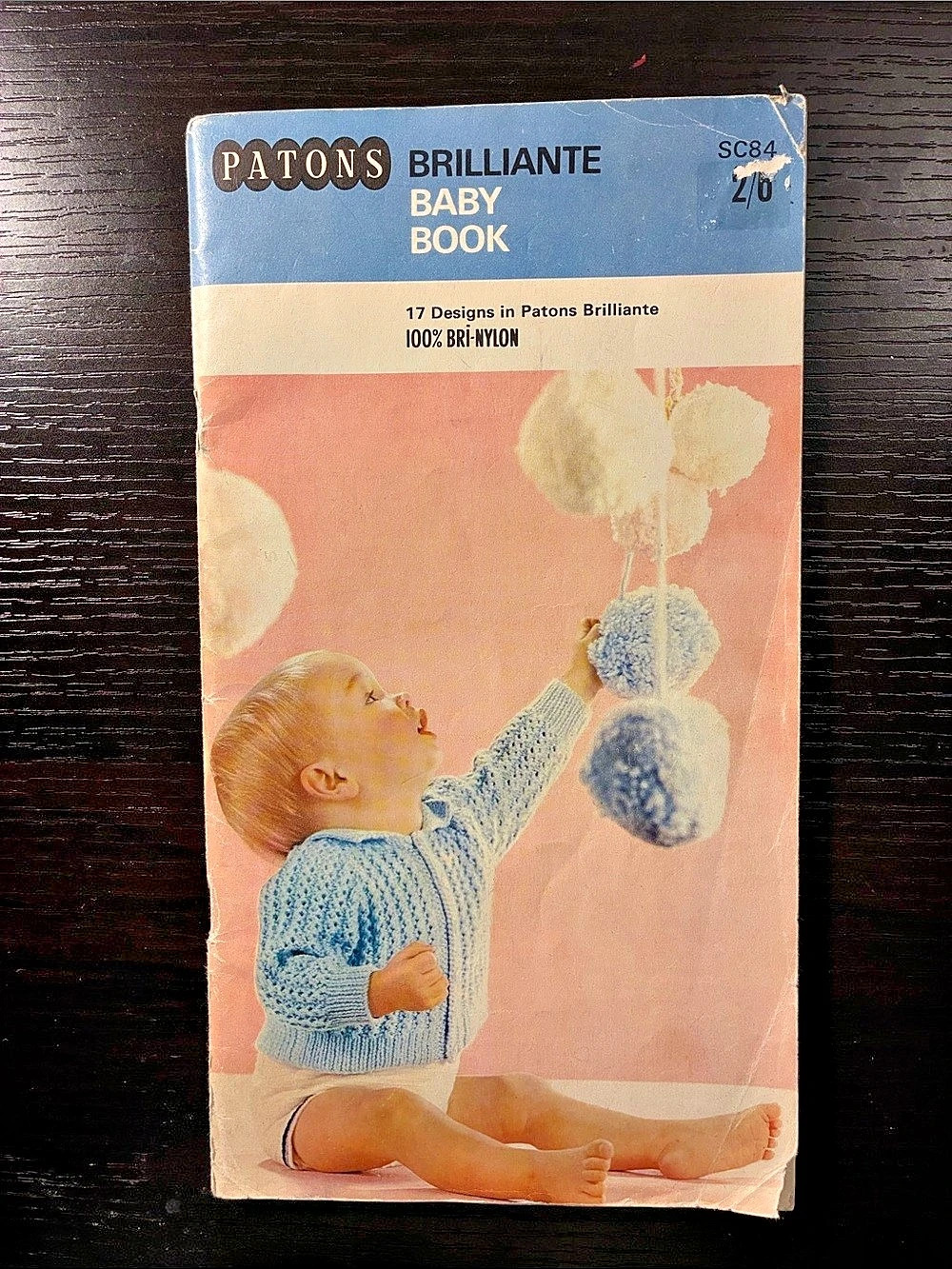 Patons Brilliante Baby Book Vintage Baby Knitting Pattern Book